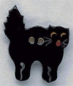 Mill Hill Button - 86087 Eek Cat THUMBNAIL