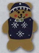 Mill Hill Button - 86097 Sweater Teddy THUMBNAIL
