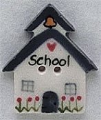 Mill Hill Button - 86118 School House THUMBNAIL