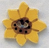 Mill Hill Button - 86138 Large Sunflower THUMBNAIL