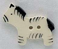 Mill Hill Button - 86142 Zebra THUMBNAIL