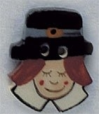Mill Hill Button - 86165 Pilgrim THUMBNAIL
