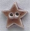 Mill Hill Button - 86245 Very Small Speckled Brown Star MAIN