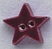 Mill Hill Button - 86247 Very Small Burgundy Star THUMBNAIL