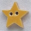 Mill Hill Button - 86288 Very Small Bright Yellow Star THUMBNAIL