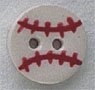 Mill Hill Button - 86308 Baseball THUMBNAIL