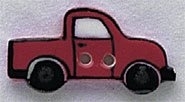 Mill Hill Button - 86315 Red Truck THUMBNAIL