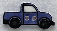 Mill Hill Button - 86316 Blue Truck MAIN