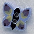 Mill Hill Button - 86318 Lavender Butterfly THUMBNAIL