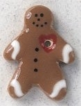 Mill Hill Button - 86351 Petite Gingerman MAIN