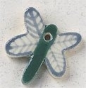 Mill Hill Button - 86358 Green Dragonfly MAIN