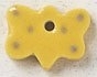 Mill Hill Button - 86362 Petite Yellow Butterfly With Polka Dots MAIN