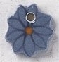 Mill Hill Button - 86367 Petite Blue Spring Flower MAIN