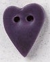 Mill Hill Button - 86374 Small Purple Folk Heart With Matte Finish MAIN