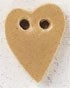 Mill Hill Button - 86376 Small Gold Folk Heart With Matte Finish MAIN