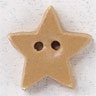 Mill Hill Button - 86381 Very Small Old Gold Star With Matte Finish THUMBNAIL