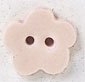 Mill Hill Button - 86388 Pale Peach Posy Flower With Matte Finish MAIN