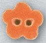 Mill Hill Button - 86411 Tangerine Posy Flower MAIN