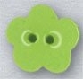 Mill Hill Button - 86418 Lime Posy Flower THUMBNAIL