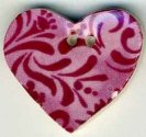 Mill Hill Button - 87036 Jim Shore - Rose Hearts Desire THUMBNAIL