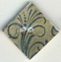 Mill Hill Button - 87038 Jim Shore - Spruce Flourish Diamond THUMBNAIL