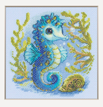 Aine Cross Stitch Kit - Baby Sea Horse MAIN