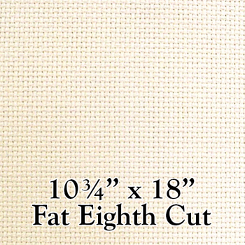 Aida 14ct Ivory - Fat 1/8 (10.75" x 18") MAIN