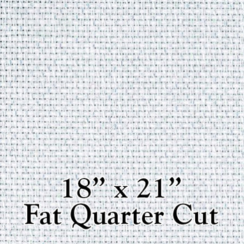 Aida 14ct Opalescent/White - Fat Quarter (18" x 21") MAIN