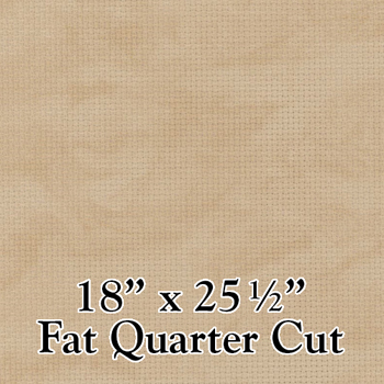 Aida 14ct Vintage Country Mocha - Fat 1/4 (18" x 21.5" cut) MAIN