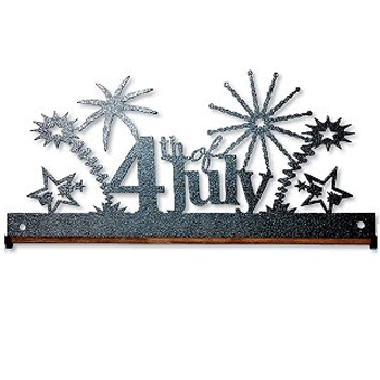 Fabric Holder - 12" 4th of July (Charcoal) MAIN