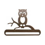 Fabric Holder - 6" Whimsical Owl (Copper) THUMBNAIL