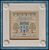 Country Cottage Needleworks - Cottage of the Month - August Cottage THUMBNAIL