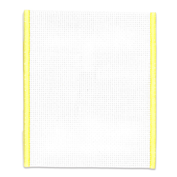 14ct White/Yellow Elastic Banding (12" x 5") MAIN