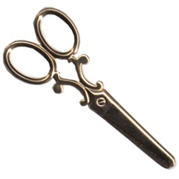 Charm Large Scissors Brass MAIN