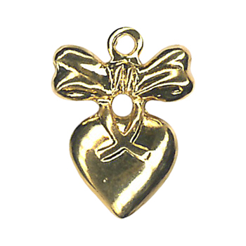 Charm Heart With Bow MAIN