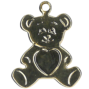 Charm Gold Teddy Bear MAIN