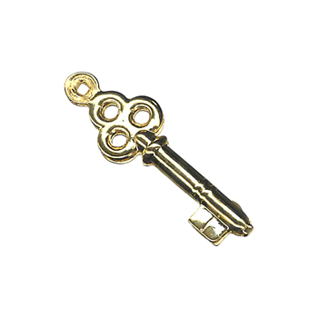 Charm Gold Antique Key MAIN
