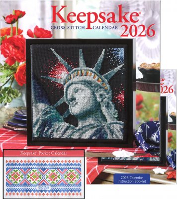 Cross Stitch & Needlework Keepsake Calendar 2026 MAIN