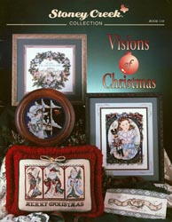 Cover photo of Stoney Creek Book 110 Visions of Christmas showing Victorian Santas, Clara, Nutcracker prince and more MAIN