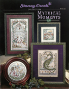 Front cover of Stoney Creek's Book 125 Mythical Moments showing fantasy cross stitch designs THUMBNAIL