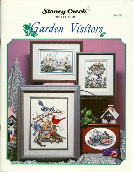 Stoney Creek Cross Stitch Book 156 Garden Visitors