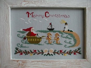 By The Bay Needleart - Santa At The Seashore MAIN