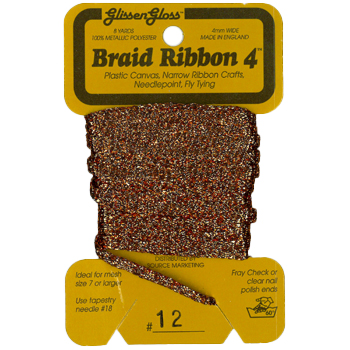 Braid Ribbon #4 Copper (12) MAIN