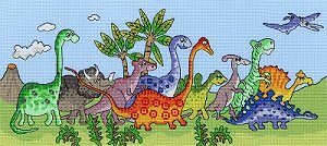 Bothy Threads Kit - Dinosaur Fun MAIN