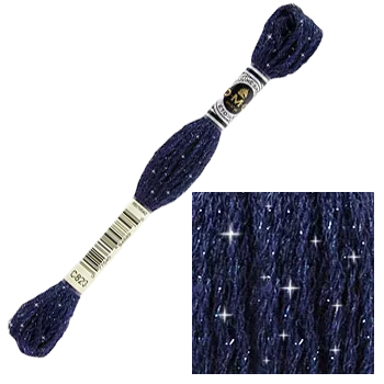DMC Etoile Floss - Dark Navy Blue MAIN