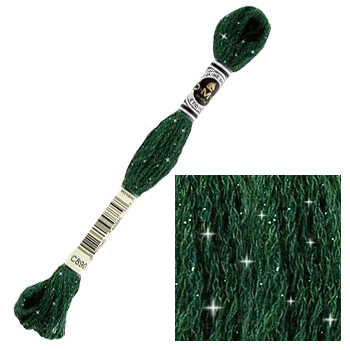 DMC Etoile Floss - Ultra Dark Pistachio Green MAIN