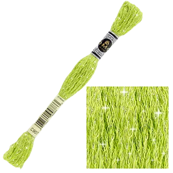 DMC Etoile Floss - Light Parrot Green MAIN