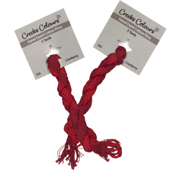 Creeks Colours Overdyed Floss 103 Cranberry - 2 Skeins MAIN