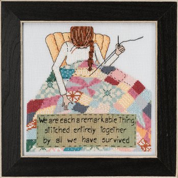 Curly Girl by Mill Hill - Stitched Together MAIN