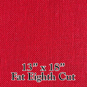 Cashel Linen 28ct Christmas Red - Fat 1/8 (13"x 18") MAIN